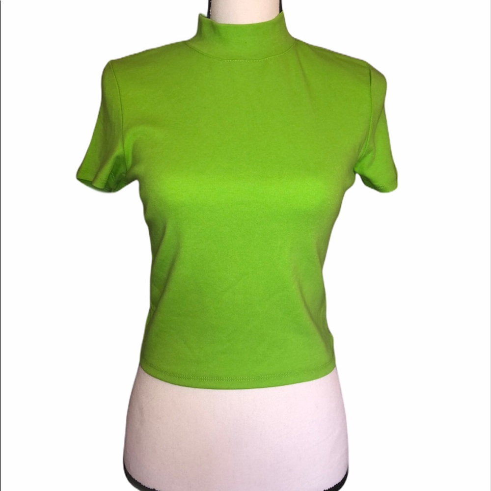 Neon Green Crop Top
